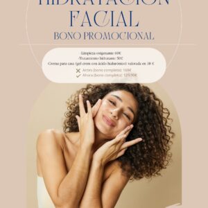 Bono de hidratación facial