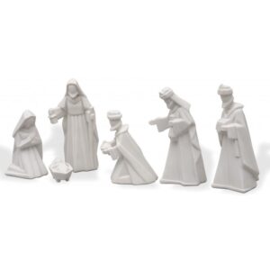 BELEN MODERNO DE POLIRESINA 6 PIEZAS DE 15 CM Referencia 82583
