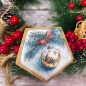 Galleta pintura Adorno
