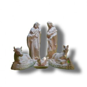 MISTERIO 5 PIEZAS DE CERÁMICA-BIZCOCHO DE 52 CM Referencia 35080