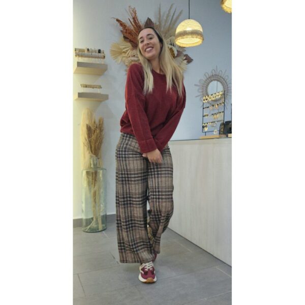 Pantalón cuadros