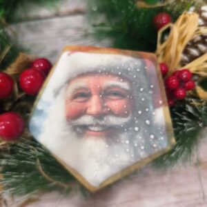 Galleta Pintura Papa Noel
