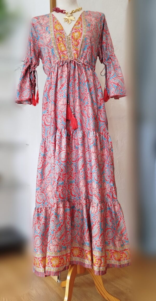 Vestido fluido largo